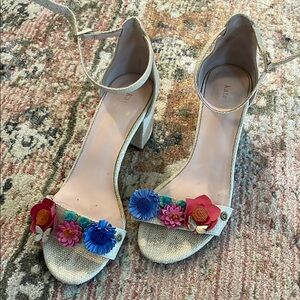 Kate Spade Women's Floral Embellished Sandals - Cream